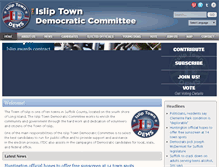 Tablet Screenshot of isliptowndems.com